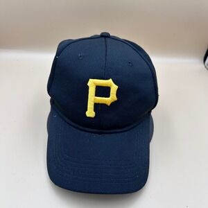 Pittsburgh Pirates MLB Baseball Cap OC Sports Black Yellow Adjustable Hat OSFM